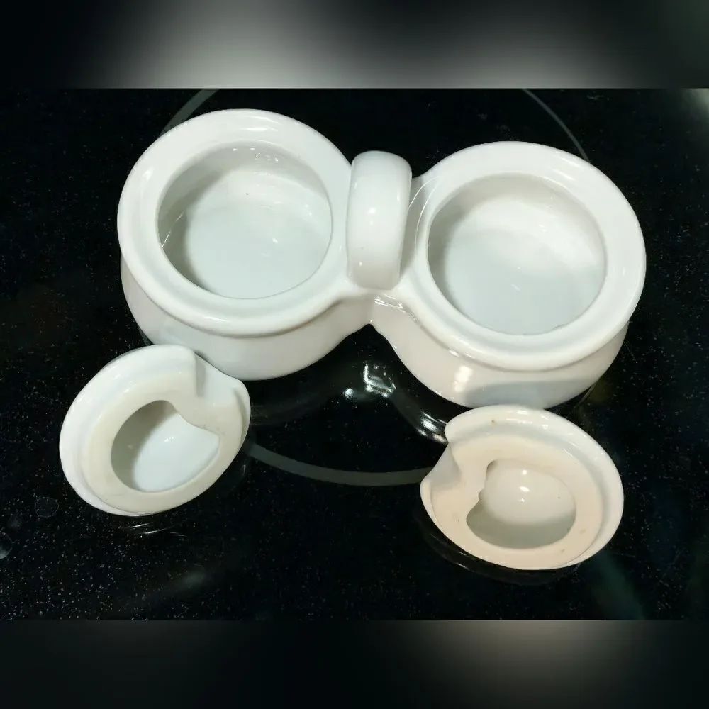 Vintage ceramic condiment server - Picture 4 of 7